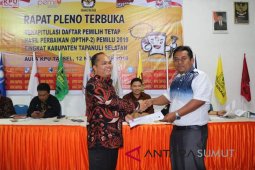 Jumlah pemilih Presiden di Tapanuli Selatan 203 ribu jiwa
