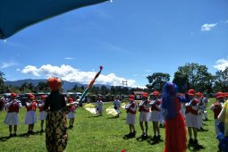 Lomba drumband meriahkan HUT ke-68 Tapsel