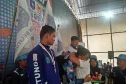Gulat sumbang enam medali Porprov untuk Bangka Tengah