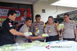 Polda Sumut ungkap jaringan narkoba internasional