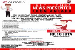 LKBN Antara gelar lomba news presenter TV sambut HUT Ke-81