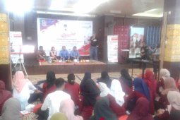 Pembekalan peserta Lomba Presenter TV Antara