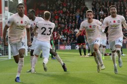 Gol dramatis Rashford menangkan Manchester United atas Bournemouth