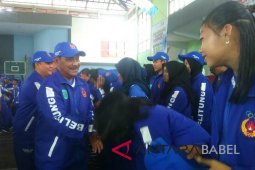 Bupati Belitung lepas kontingen Porprov 2018