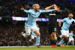 City gilas west Ham 4-0