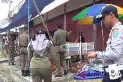 Dishub sosialisasikan larangan berjualan di trotoar