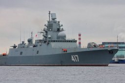 Rusia kerahkan kapal perang dengan peluru kendali jelajah Timur Tengah