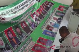 KPU Kotabaru bagikan ratusan baliho dan spanduk