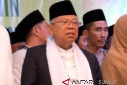 Ma'ruf Amin minta korban tsunami bersabar atas cobaan