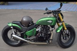 Ini Motor custom Presiden Jokowi yang dibuat dua bulan
