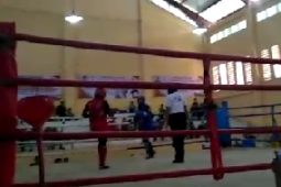 Kota Jambi juara umum cabang muaythai Porprov