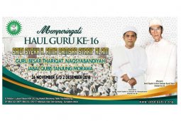 Peringati Haul Guru Pesantren Persulukan Thareqat Naqsyabandiyah Jabal Qubis. Lakukan Suluk