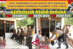 Polres Bangka gelar giat sambang duka korban  Lion Air JT 610