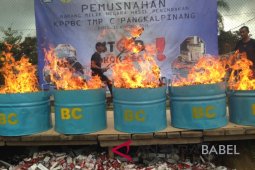 DJBC Sumatera Bagian Timur musnahkan 12 juta rokok ilegal