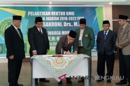 Dr Sakroni jabat Rektor Universitas Muhammadiyah Bengkulu