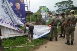 Puluhan APK di jalanan Cianjur ditertibkan Satpol PP