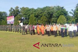 Korem 045 Garuda Jaya gelar latihan penanggulangan bencana