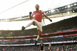 Arsenal tundukkan Burnley berkat Aubameyang