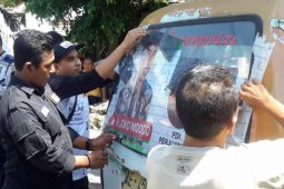 Bawaslu Magetan Lepas Bahan Kampanye di Kendaraan