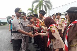 Kapolres Tabalong Pimpin Gelar Pasukan Lilin 2018