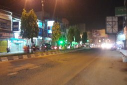 Malam tahun baru di Kota Stabat Kabupaten Langkat sepi
