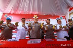 Barang Bukti 12 Kilogram Sabu