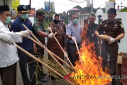 Kejari Sukabumi musnahkan barang bukti narkoba
