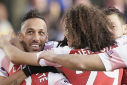 Dwigol Aubameyang antar Arsenal kembali ke jalur kemenangan