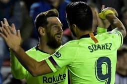 Messi kemas trigol saat Barcelona gasak Levante 5-0
