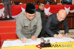 DPRD sahkan empat Raperda usulan Pemprov Babel