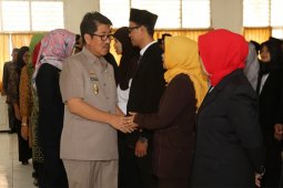 Pj. Sekdaprov Lampung Hamartoni Melantik 40 Pejabat Fungsional