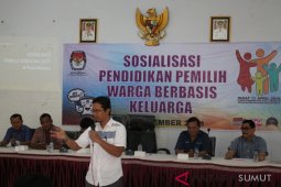 KPU Medan sosialisasi pemilu berbasis keluarga