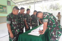 Pencanangan zona integritas bebas korupsi Brigif 7/RR