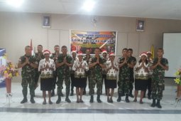 Satgas Pamtas Yonif 126/KC meriahkan lomba vokal gruop