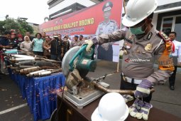 Polrestabes Surabaya Ingatkan Larangan Penggunaan Knalpot Brong