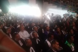Presiden Jokowi ajak umat Kristiani selalu terangi dunia