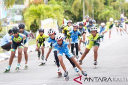 Kutim Juara Umum Caor Sepatu Roda, Raih tujuh Emas