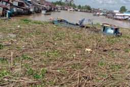 Pemkot Banjarmasin kewalahan bersihkan sampah sungai Martapura