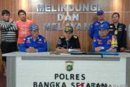 Tim Patroli Babel tangkap tiga kapal compreng ilegal