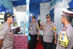 Wakapolda cek pos pengamanan Lilin Intan 2018