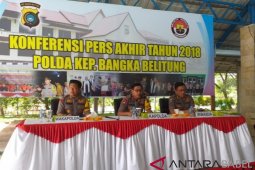 Polda Babel tangani 1.918 tindak kejahatan selama 2018