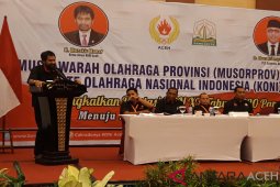 Mualem kembali pimpin KONI Aceh