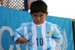 "Messi kecil" dari Afghanistan ungsi akibat ancaman Taliban