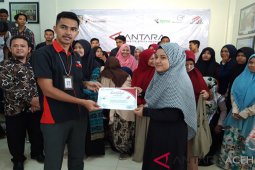 Puluhan Mahasiswa UIN belajar Jurnalistik LKBN Antara