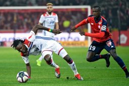 Lyon curi satu poin dari kandang Lille