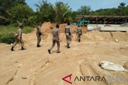 Satpol PP Bangka datangi lokasi pembangunan patung