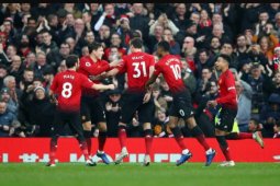 Sentuhan positif Solskjaer berlanjut, Manchester United bekap Huddersfield 3-1