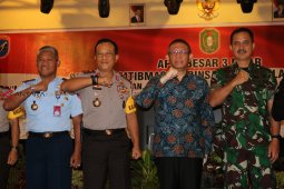 Polda Kalbar gelar apel tiga pilar wujudukan Pemilu aman