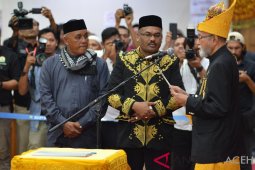 Malik Mahmud dikukuhkan kembali sebagai Wali Nanggroe