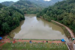 Bupati Gorontalo Resmikan Obyek Wisata Embung Dumati